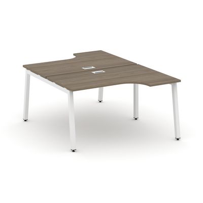 Style Project SN-5A.DRPA-011 (Вяз благородный/Белый металл) Рабочая станция эргономичная