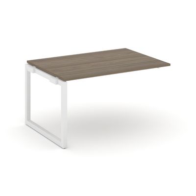 Style Project SN-5O.NSPRG-004.3 (Вяз благородный/Белый металл) Проходной наборный элемент переговорного стола