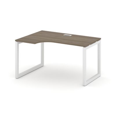 Style Project SN-5O.SPA-011L (Вяз благородный/Белый металл) Стол рабочий эргономичный