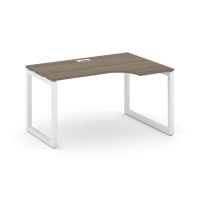 Style Project SN-5O.SPA-011R (Вяз благородный/Белый металл) Стол рабочий эргономичный