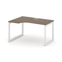 Style Project SN-5O.SPA-022L (Вяз благородный/Белый металл) Стол рабочий эргономичный