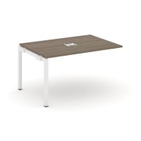 Style Project SN-5P.NSPRG-002 (Вяз благородный/Белый металл) Проходной наборный элемент переговорного стола