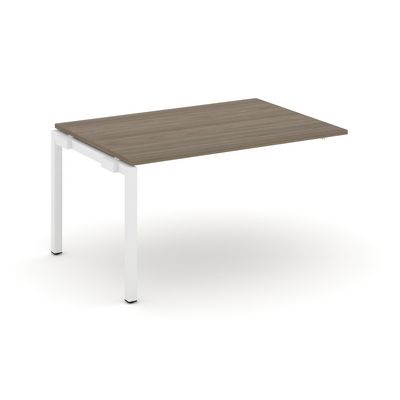 Style Project SN-5P.NSPRG-003.3 (Вяз благородный/Белый металл) Проходной наборный элемент переговорного стола