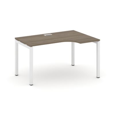 Style Project SN-5P.SPA-002R (Вяз благородный/Белый металл) Стол рабочий эргономичный