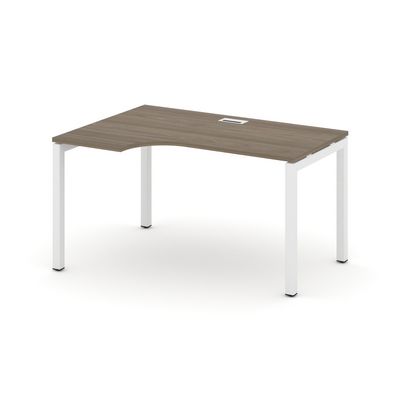 Style Project SN-5P.SPA-011L (Вяз благородный/Белый металл) Стол рабочий эргономичный