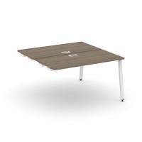 Style Project SN-6A.DPRS-002 (Вяз благородный/Белый металл) Стол приставка к опорным элементам