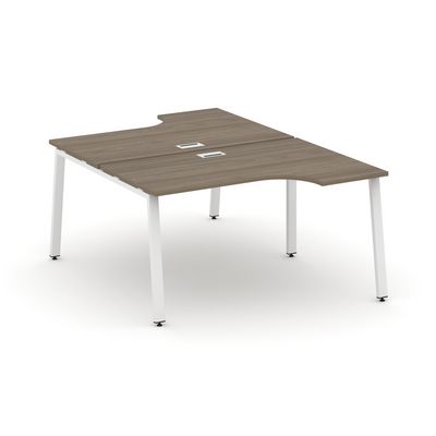 Style Project SN-6A.DRPA-022 (Вяз благородный/Белый металл) Рабочая станция эргономичная