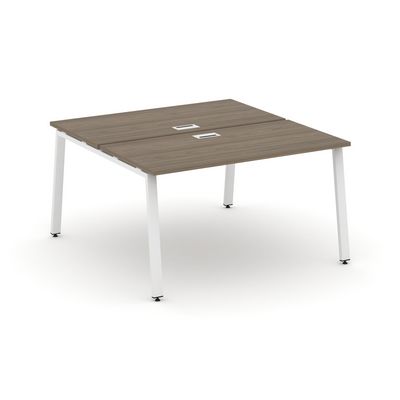 Style Project SN-6A.DRS-002 (Вяз благородный/Белый металл) Рабочая станция двухсторонняя