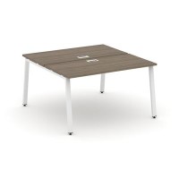 Style Project SN-6A.DRS-013 (Вяз благородный/Белый металл) Рабочая станция двухсторонняя