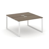 Style Project SN-6O.DRS-011 (Вяз благородный/Белый металл) Рабочая станция двухсторонняя