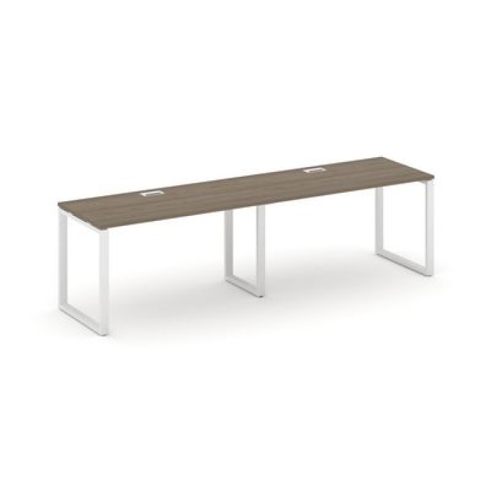 Стайл Проджект SN-6O.ORS-001 (Вяз благородный/Белый металл) Рабочая станция односторонняя