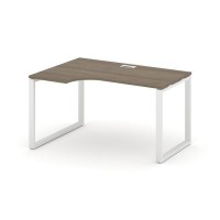 Style Project SN-6O.SPA-012L (Вяз благородный/Белый металл) Стол рабочий эргономичный