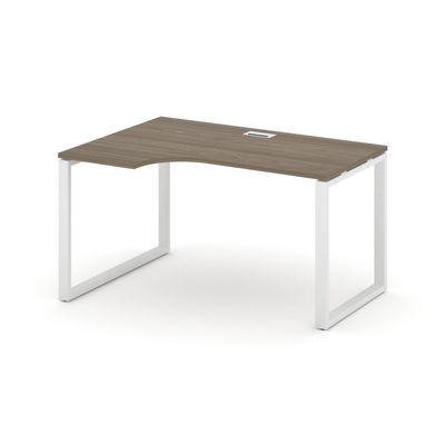 Style Project SN-6O.SPA-021L (Вяз благородный/Белый металл) Стол рабочий эргономичный