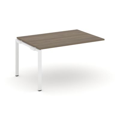 Style Project SN-6P.NSPRG-001.3 (Вяз благородный/Белый металл) Проходной наборный элемент переговорного стола