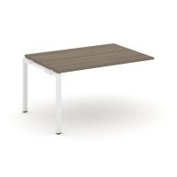 Style Project SN-6P.NSPRG-002.3 (Вяз благородный/Белый металл) Проходной наборный элемент переговорного стола