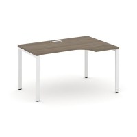 Style Project SN-6P.SPA-001R (Вяз благородный/Белый металл) Стол рабочий эргономичный