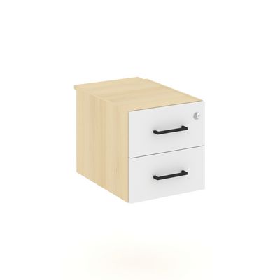 Style Project SN.TP-032 (Акация лорка/Белый) Тумба с двумя ящиками