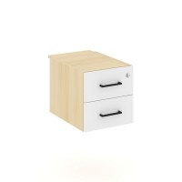 Style Project SN.TP-033 (Акация лорка/Белый) Тумба с двумя ящиками