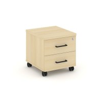 Style Project SN.TM-001 (Акация лорка) Тумба мобильная 2 ящика. Стандартные колеса
