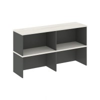 Style Project SN.NT-104 (Антрацит/Дуб наварра) Надставка на тумбу 2 яруса