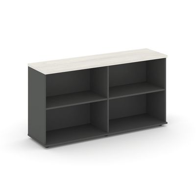 Style Project SN.TOP-123 (Антрацит/Дуб наварра) Тумба опорная/приставная