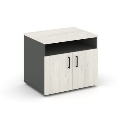 Style Project SN.TS-001 (Антрацит/Дуб наварра) Тумба для оргтехники/сервисная
