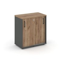 Style Project SN.TOP-043 (Антрацит/Дуб табак) Тумба опорная/приставная