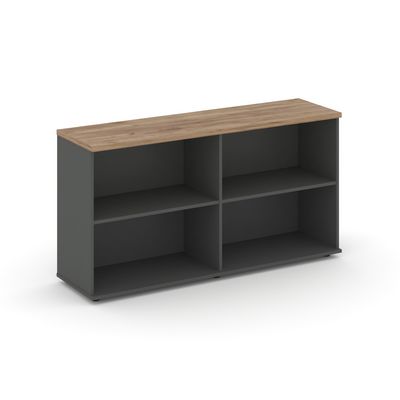 Style Project SN.TOP-122 (Антрацит/Дуб табак) Тумба опорная/приставная