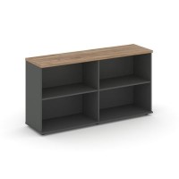 Style Project SN.TOP-123 (Антрацит/Дуб табак) Тумба опорная/приставная