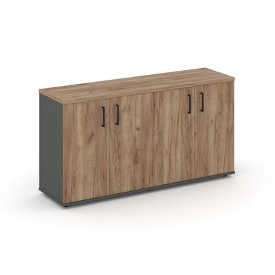 Style Project SN.TOP-131 (Антрацит/Дуб табак) Тумба опорная/приставная