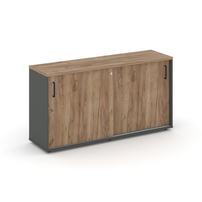 Style Project SN.TOP-143 (Антрацит/Дуб табак) Тумба опорная/приставная