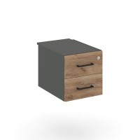 Style Project SN.TP-033 (Антрацит/Дуб табак) Тумба с двумя ящиками