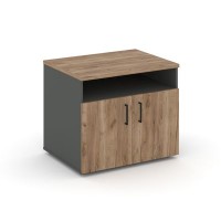 Style Project SN.TS-001 (Антрацит/Дуб табак) Тумба для оргтехники/сервисная