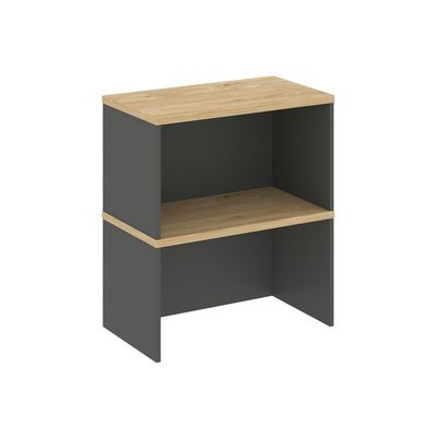Style Project SN.NT-006 (Антрацит/Тиквуд светлый) Надставка на тумбу 2 яруса
