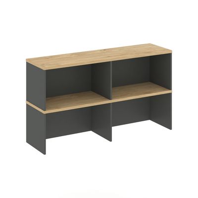 Style Project SN.NT-106 (Антрацит/Тиквуд светлый) Надставка на тумбу 2 яруса