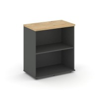 Style Project SN.TOP-023 (Антрацит/Тиквуд светлый) Тумба опорная/приставная