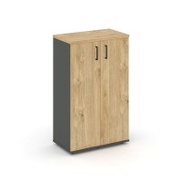 Style Project SN.TOP-061 (Антрацит/Тиквуд светлый) Тумба опорная/приставная