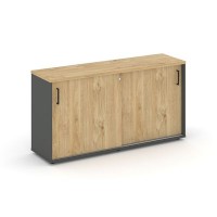 Style Project SN.TOP-143 (Антрацит/Тиквуд светлый) Тумба опорная/приставная