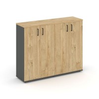 Style Project SN.TOP-162 (Антрацит/Тиквуд светлый) Тумба опорная/приставная