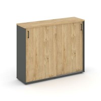 Style Project SN.TOP-171 (Антрацит/Тиквуд светлый) Тумба опорная/приставная