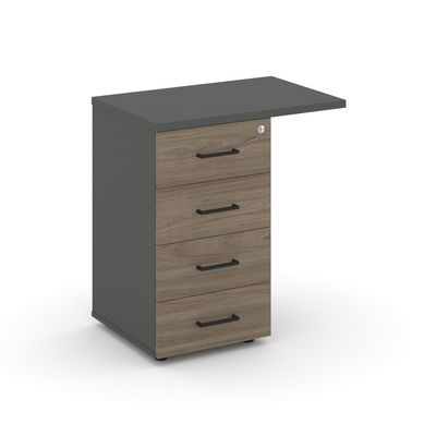 Style Project SN.TPP-002 (Антрацит/Вяз благородный) Тумба приставная