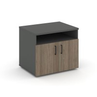 Style Project SN.TS-001 (Антрацит/Вяз благородный) Тумба для оргтехники/сервисная