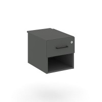 Style Project SN.TP-042 (Антрацит) Тумба с одной открытой нишей и одним ящиком