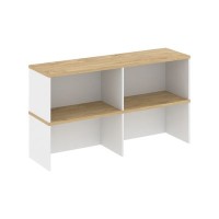 Style Project SN.NT-104 (Белый/Тиквуд светлый) Надставка на тумбу 2 яруса