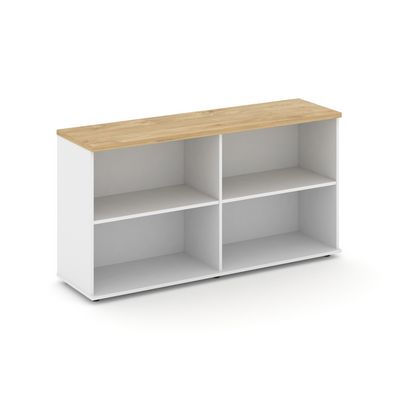 Style Project SN.TOP-123 (Белый/Тиквуд светлый) Тумба опорная/приставная