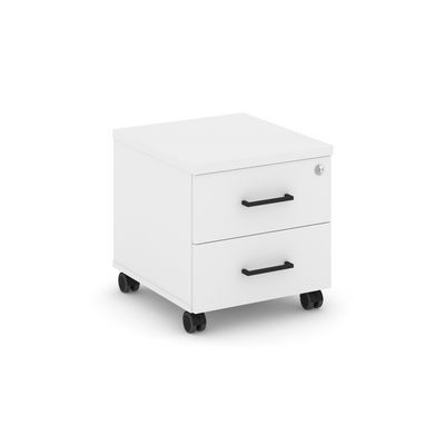 Style Project SN.TM-001 (Белый) Тумба мобильная 2 ящика. Стандартные колеса