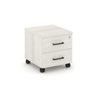 Style Project SN.TM-001 (Дуб наварра) Тумба мобильная 2 ящика. Стандартные колеса