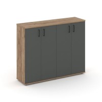 Style Project SN.TOP-162 (Дуб табак/Антрацит) Тумба опорная/приставная