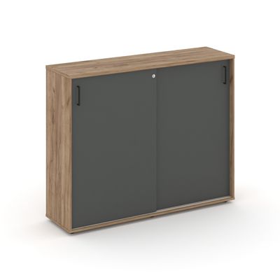 Style Project SN.TOP-171 (Дуб табак/Антрацит) Тумба опорная/приставная