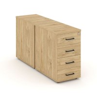 Style Project SN.TOP-013 (Тиквуд светлый) Тумба опорная/приставная